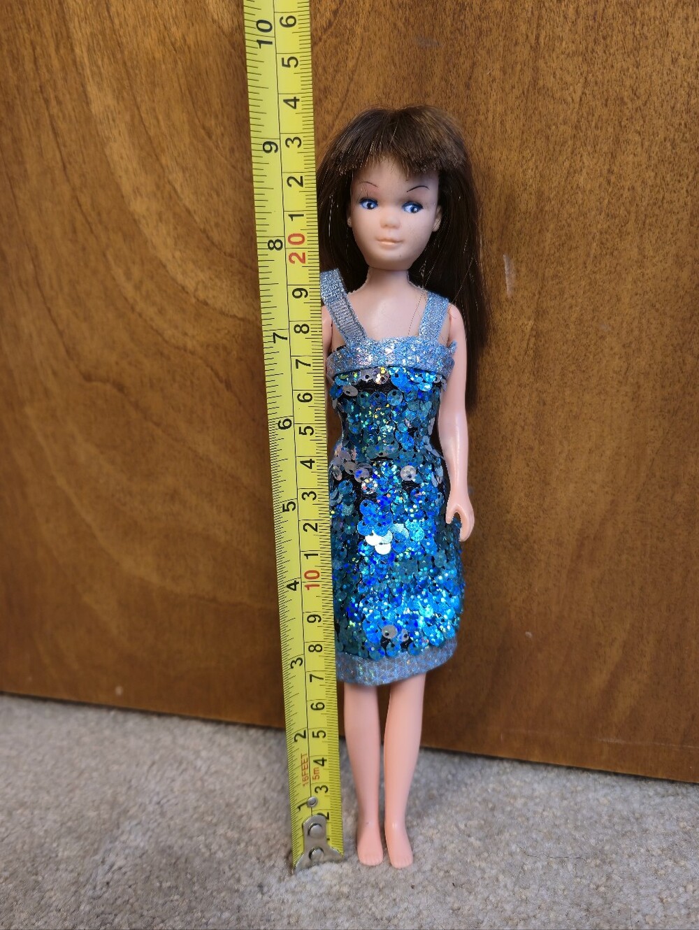 Original Vintage 1963 Barbie Sister Skipper Brunette - Picture 4 of 6